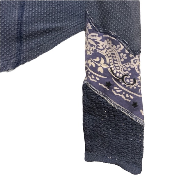 Free People Navy Blue Shirt - Picture 4 of 6